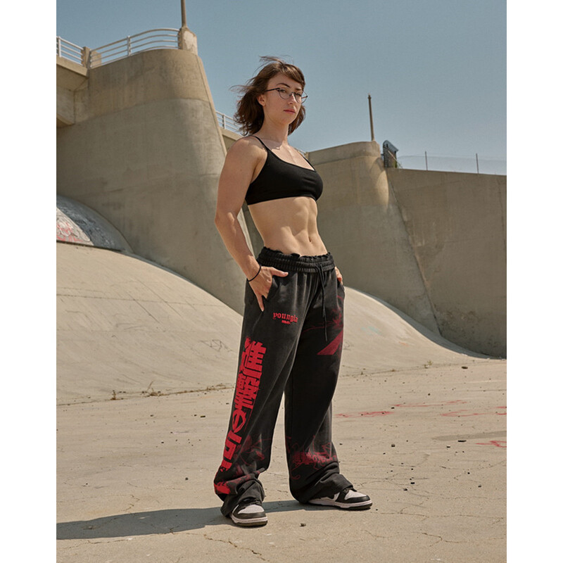 Anime ATTACK ON TITAN Animacinių filmų spausdintos kelnės Naujos Amerikos moterys Vyriškos sportinės kelnės bėgimo treniruočių kelnės Medvilninės plačios kelnės