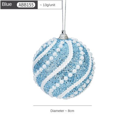 Κρεμαστό στολισμό χριστουγεννιάτικου δέντρου Πολύχρωμη μπάλα Χριστουγεννιάτικη μπάλα 2024 Navidad Διακόσμηση Κρεμαστή μπάλα Χριστουγεννιάτικο Δέντρο Στολίδι