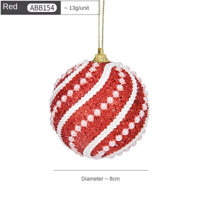 Κρεμαστό στολισμό χριστουγεννιάτικου δέντρου Πολύχρωμη μπάλα Χριστουγεννιάτικη μπάλα 2024 Navidad Διακόσμηση Κρεμαστή μπάλα Χριστουγεννιάτικο Δέντρο Στολίδι