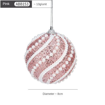 Κρεμαστό στολισμό χριστουγεννιάτικου δέντρου Πολύχρωμη μπάλα Χριστουγεννιάτικη μπάλα 2024 Navidad Διακόσμηση Κρεμαστή μπάλα Χριστουγεννιάτικο Δέντρο Στολίδι