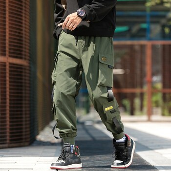 Νέο Hip Hop Joggers Cargo Παντελόνι Ανδρικό Παντελόνι Χαρέμι Κορδέλες με πολλές τσέπες Ανδρικό Φούτερ Streetwear Casual Ανδρικό Παντελόνι Παντελόνι M-6XL