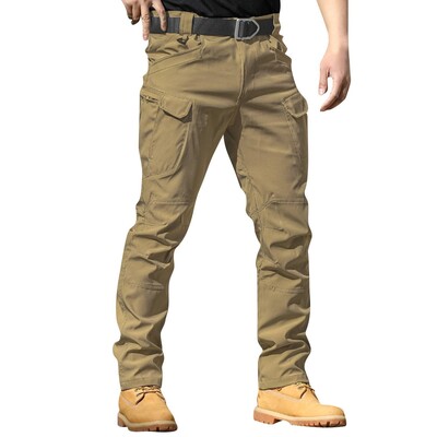Ανδρικό παντελόνι εργασίας Cargo Ανδρικό παντελόνι φορτίου πεζοπορίας με φερμουάρ τσέπη Ripstop Stretch για εξωτερικούς χώρους Jogger Παντελόνια Μασίφ φαρδιά άνετα