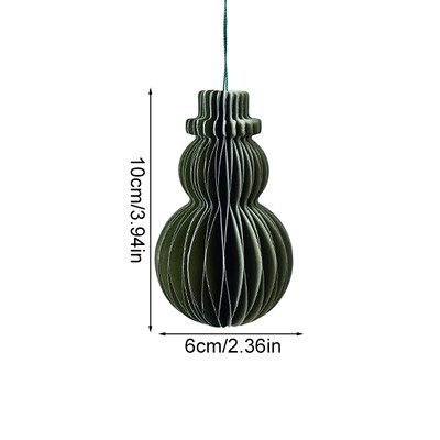 1 db karácsonyi papír méhsejt golyós medál karácsonyfára függő díszek üreges lámpás labda újévi Navidad ajándék otthoni dekoráció