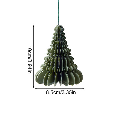1 db karácsonyi papír méhsejt golyós medál karácsonyfára függő díszek üreges lámpás labda újévi Navidad ajándék otthoni dekoráció