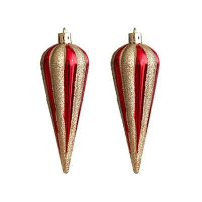 2 τμχ/σετ Χριστουγεννιάτικο κόκκινο γλειφιτζούρι με ζαχαροκάλαμο μενταγιόν Χριστουγεννιάτικο δέντρο με κρεμαστά στολίδια με μπάλα Χριστουγεννιάτικη διακόσμηση για το σπίτι 2025 Πρωτοχρονιάτικο Gif