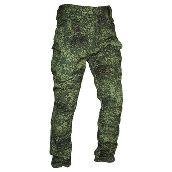 Тактически и кадифени панталони Ruins Camouflage Outdoor Soft Shell Pants Russian Camouflage Little Green People Moss Green Pants