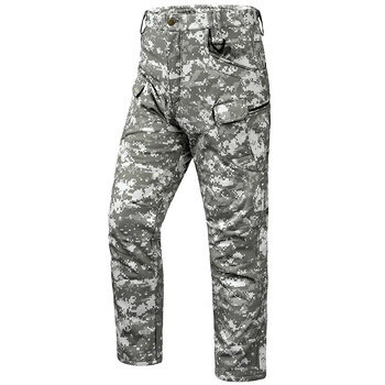 Тактически и кадифени панталони Ruins Camouflage Outdoor Soft Shell Pants Russian Camouflage Little Green People Moss Green Pants