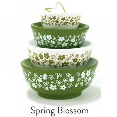 Χριστουγεννιάτικα μπολ στοίβαξης Στολίδι Ρετρό μπολ με φωλιά Χριστουγεννιάτικο δέντρο Κρεμαστό μενταγιόν μινιατούρα ρητίνης για διακόσμηση κουζινών