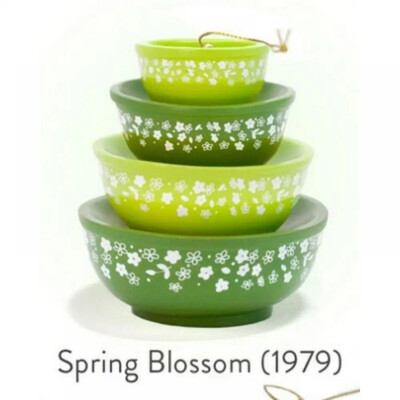 Χριστουγεννιάτικα μπολ στοίβαξης Στολίδι Ρετρό μπολ με φωλιά Χριστουγεννιάτικο δέντρο Κρεμαστό μενταγιόν μινιατούρα ρητίνης για διακόσμηση κουζινών