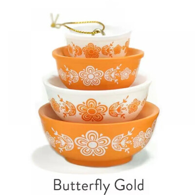 Χριστουγεννιάτικα μπολ στοίβαξης Στολίδι Ρετρό μπολ με φωλιά Χριστουγεννιάτικο δέντρο Κρεμαστό μενταγιόν μινιατούρα ρητίνης για διακόσμηση κουζινών