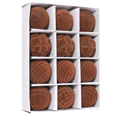 12 τμχ/σετ 6 εκ. στολίδια Χριστουγεννιάτικου δέντρου Κόκκινο Πράσινο Πορτοκαλί Καφές Μαύρο Γκρι Καφέ Μωβ Χριστουγεννιάτικη Μπάλα PET Χριστουγεννιάτικο δέντρο