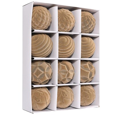 12 τμχ/σετ 6 εκ. στολίδια Χριστουγεννιάτικου δέντρου Κόκκινο Πράσινο Πορτοκαλί Καφές Μαύρο Γκρι Καφέ Μωβ Χριστουγεννιάτικη Μπάλα PET Χριστουγεννιάτικο δέντρο