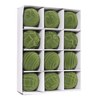 12 τμχ/σετ 6 εκ. στολίδια Χριστουγεννιάτικου δέντρου Κόκκινο Πράσινο Πορτοκαλί Καφές Μαύρο Γκρι Καφέ Μωβ Χριστουγεννιάτικη Μπάλα PET Χριστουγεννιάτικο δέντρο