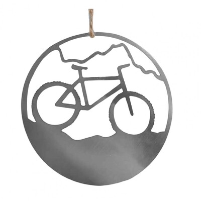 1τμχ Χριστουγεννιάτικο Ποδήλατο Στολίδι Ποδήλατο με θέμα Χριστουγεννιάτικο Διακοσμητικό Μεταλλικό Ποδήλατο βουνού για Δέντρο για Παράθυρο για Ποδηλάτες