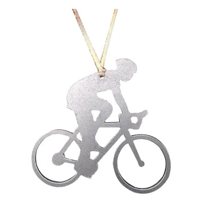 1τμχ Χριστουγεννιάτικο Ποδήλατο Στολίδι Ποδήλατο με θέμα Χριστουγεννιάτικο Διακοσμητικό Μεταλλικό Ποδήλατο βουνού για Δέντρο για Παράθυρο για Ποδηλάτες