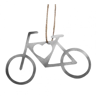 1τμχ Χριστουγεννιάτικο Ποδήλατο Στολίδι Ποδήλατο με θέμα Χριστουγεννιάτικο Διακοσμητικό Μεταλλικό Ποδήλατο βουνού για Δέντρο για Παράθυρο για Ποδηλάτες