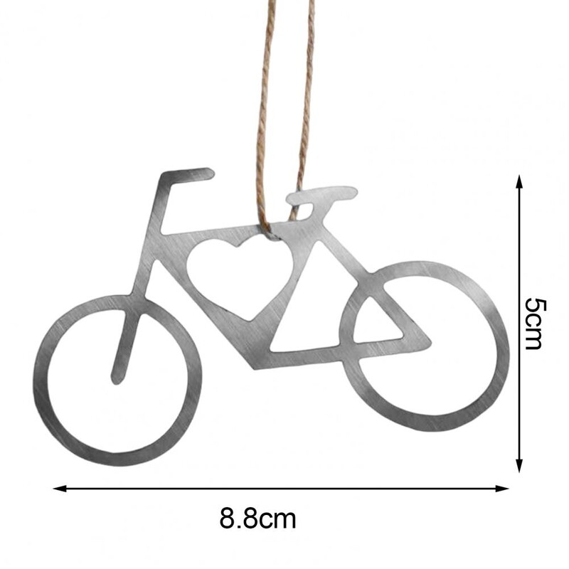 1τμχ Χριστουγεννιάτικο Ποδήλατο Στολίδι Ποδήλατο με θέμα Χριστουγεννιάτικο Διακοσμητικό Μεταλλικό Ποδήλατο βουνού για Δέντρο για Παράθυρο για Ποδηλάτες