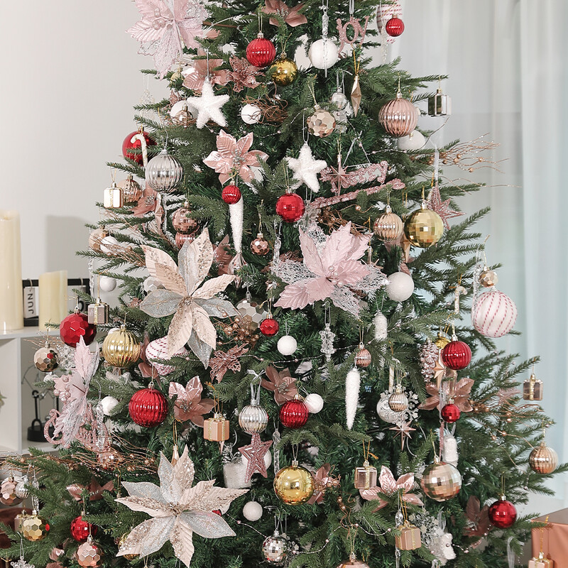 30 buc. Minge de Crăciun Decor pentru cameră pentru acasă Minge agățată 2025 Brad de Crăciun pandantiv Decor petrecere Anul Nou Cadou Accesorii Navidad