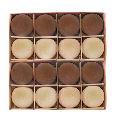 16 τμχ Χριστουγεννιάτικες μπάλες 2,4'' Βελούδινες υφασμάτινες βελούδινες μπάλες Στολίδι Μπεζ/Καφέ/Λευκό/Μπλε/Πράσινο Για Διακόσμηση Χριστουγεννιάτικου Πάρτυ