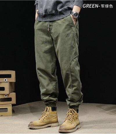 Ανδρικό παντελόνι Cargo Casual Hip Hop Hit Χρώμα με πολλές τσέπες Παντελόνια Streetwear Κορδέλες Techwear Φούτερ μεγάλου μεγέθους
