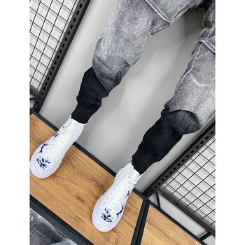 Color Match Hip Hop Мъжки панталони Спортни панталони Streetwear Панталони Еластична талия Running Jogger Pant Висококачествено мъжко облекло