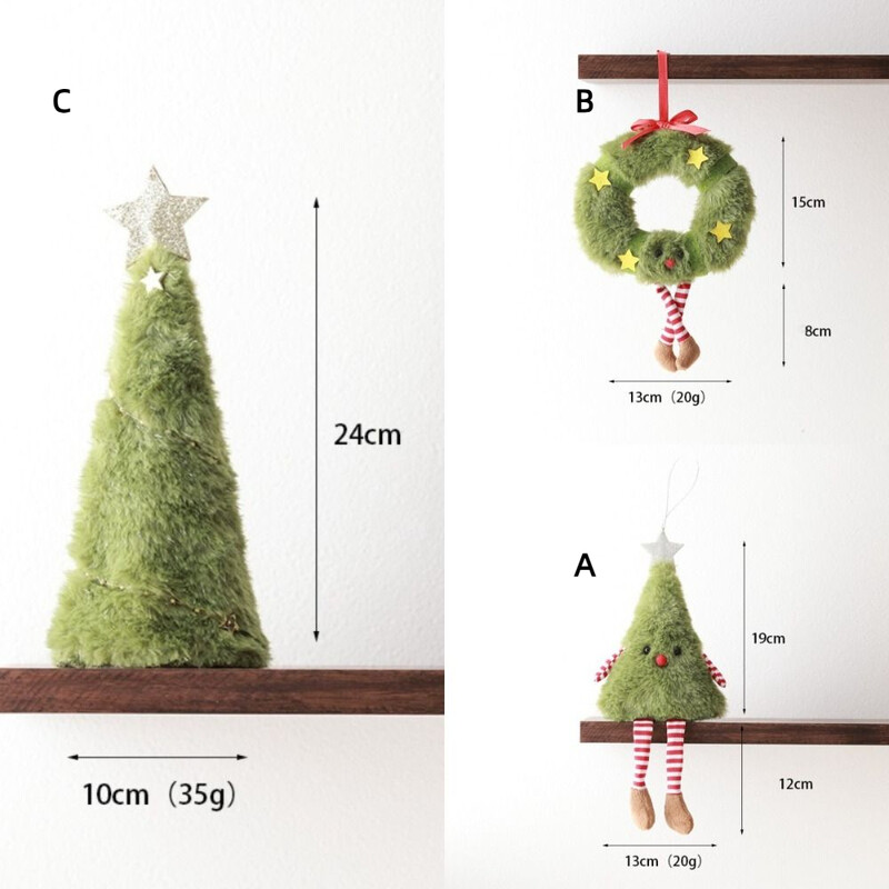 Χριστουγεννιάτικο δέντρο βελούδινη κούκλα μελόψωμο κούκλα με γεμιστά παιχνίδια Χριστουγεννιάτικα στολίδια Χριστουγεννιάτικο δέντρο 2025 Πρωτοχρονιάτικο κρεμαστό στολίδι