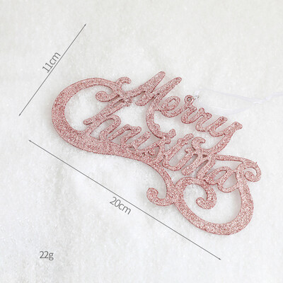 Ροζ μπάλα αφρού Διακοσμήσεις Χριστουγεννιάτικου δέντρου Χριστουγεννιάτικο μελόψωμο μενταγιόν Χριστουγεννιάτικο μενταγιόν diy Χριστουγεννιάτικα στολίδια