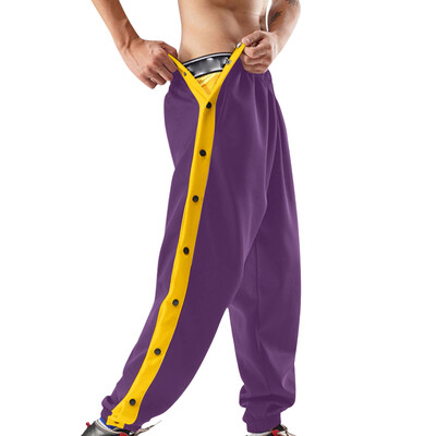 Ανδρικά παντελόνια μόδας Joggers Tech Μονόχρωμα κουμπιά στο πλάι Fitness Casual Stretch μακρύ παντελόνι για άνδρες Oversize φαρδύ παντελόνι Joggers