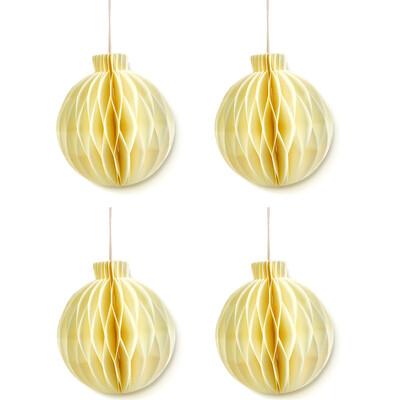 4 τμχ Κρεμαστό με μπάλα κηρήθρας Εύκολη συναρμολόγηση Πρωτοχρονιάτικο Χριστουγεννιάτικο Δέντρο Χαρτί Κρεμαστό Διακόσμηση Γάμου Baby Shower Πάρτι γενεθλίων