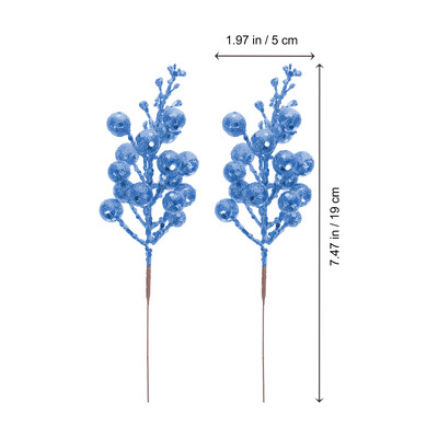 10 τμχ Χριστουγεννιάτικα τεχνητά κλαδιά μούρων Hollystem Pick Spray κουκουνάρια Navidad Decor Craft Εορταστική διακόσμηση πάρτι