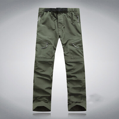 Δημιουργικό μακρύ παντελόνι Αποσπώμενο σορτς Καλοκαιρινό, λεπτό παντελόνι εξωτερικού χώρου, χαλαρό ίσιο παντελόνι Cargo Φαρδύ παντελόνι