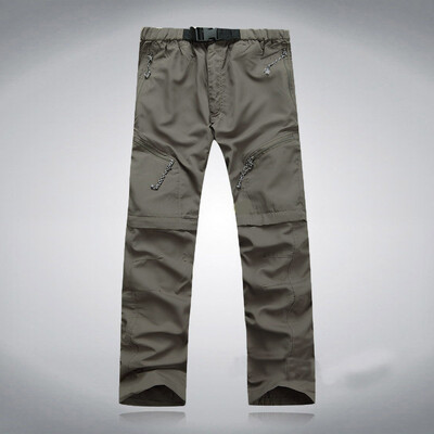 Δημιουργικό μακρύ παντελόνι Αποσπώμενο σορτς Καλοκαιρινό, λεπτό παντελόνι εξωτερικού χώρου, χαλαρό ίσιο παντελόνι Cargo Φαρδύ παντελόνι