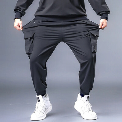 Baggy Pants Férfi Hip Hop Streetwear Cargo Pant Nagy méretű melegítőnadrág Férfi Jogger Oversize Fashion nadrág Plus Szie