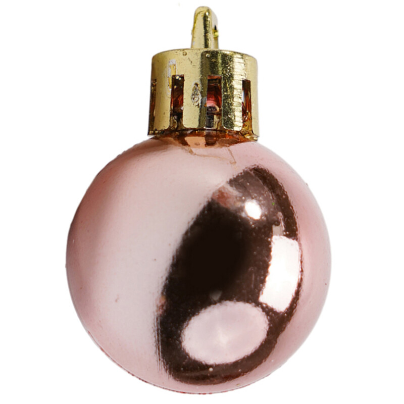 Ziemassvētku kulons Ziemassvētku balle 20/29 gab. Izsmalcināta izskata augstas kvalitātes materiāls plastmasas rozes zelta Ziemassvētku dekors