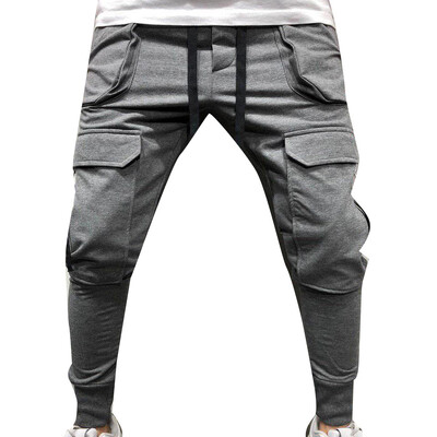 Single Road Mens Harēma Bikses Vīriešu Mode 2022 Baggy Cotton Hip Hop Joggers Japāņu ielas apģērbs Bikses Vīriešu kravas bikses vīriešiem