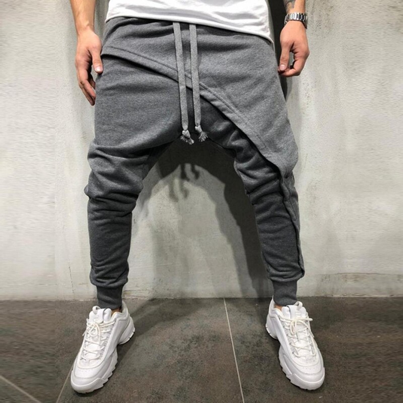 Single Road Mens Harēma Bikses Vīriešu Mode 2022 Baggy Cotton Hip Hop Joggers Japāņu ielas apģērbs Bikses Vīriešu kravas bikses vīriešiem