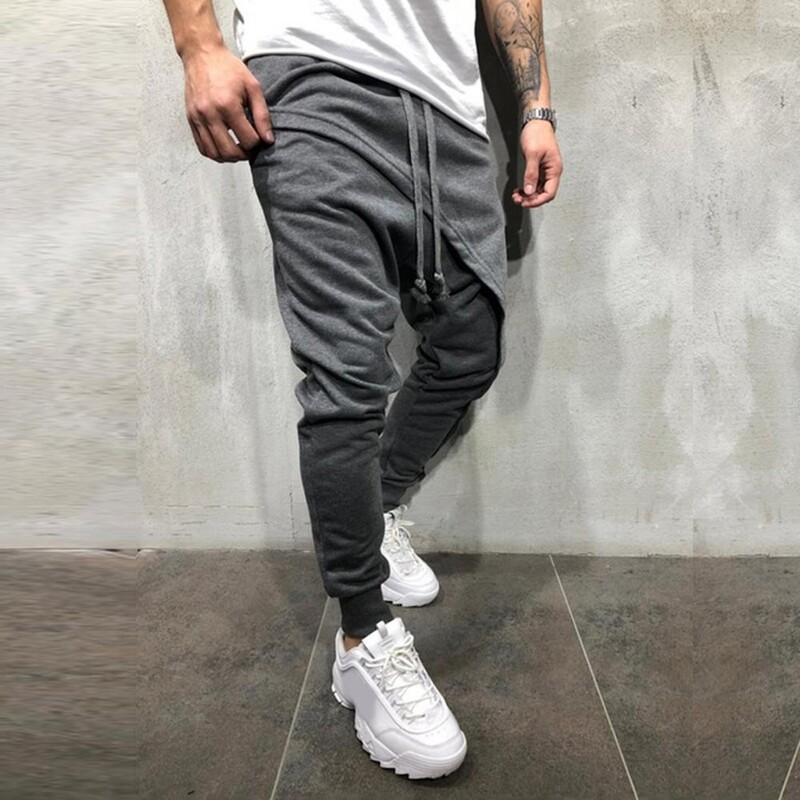 Single Road Mens Harēma Bikses Vīriešu Mode 2022 Baggy Cotton Hip Hop Joggers Japāņu ielas apģērbs Bikses Vīriešu kravas bikses vīriešiem