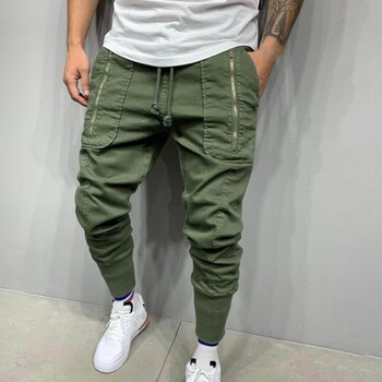 2022 New Cargo Pants Ανδρικά Παντελόνια Πράσινη Μόδα Casual Pencil Παντελόνι με φερμουάρ με πολλές τσέπες Hip Hop Ανδρικά παντελόνια Harem Joggers штаны