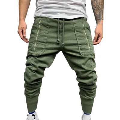 2022 New Cargo Pants Ανδρικά Παντελόνια Πράσινη Μόδα Casual Pencil Παντελόνι με φερμουάρ με πολλές τσέπες Hip Hop Ανδρικά παντελόνια Harem Joggers штаны
