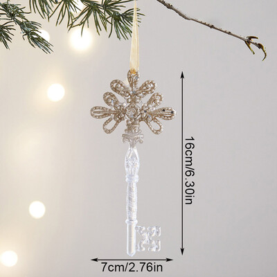 Χριστουγεννιάτικο Δέντρο Σαμπάνια Angel Elk Snowflake Star κρεμαστά στολίδια Διακοσμήσεις πάρτι Home Festival Decor Navidad 2024