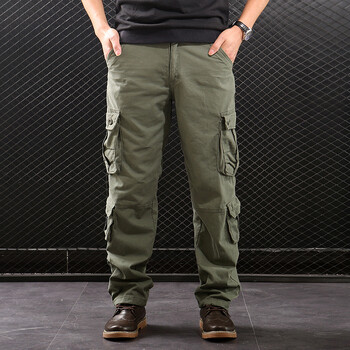 Camouflag Cargo Pants Ανδρικές φόρμες Combat Στρατιωτική φόρμα εργασίας ίσιο τακτικό παντελόνι με πολλές τσέπες φαρδύ casual βαμβακερό παντελόνι παντελόνι