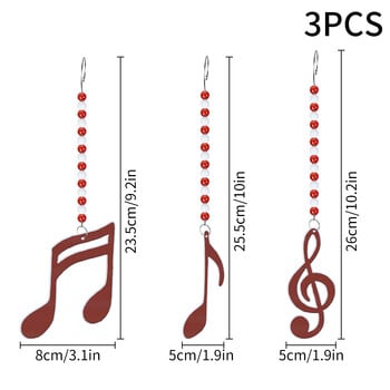 Χριστουγεννιάτικο Μουσικό Νότα Κρεμαστό Κόκκινο Νότα Χριστουγεννιάτικο Δέντρο Κρεμαστό Διακόσμηση Χριστουγεννιάτικο Μουσικό Πάρτυ Χριστουγεννιάτικο εσωτερικό