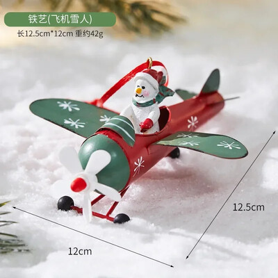 Kalėdų papuošalai 2025 m. Kalėdų Senelio papuošimo pakabukas Unikalus Kalėdų sniego senio elnio pakabukas Dovanų Kalėdų eglutės papuošalas