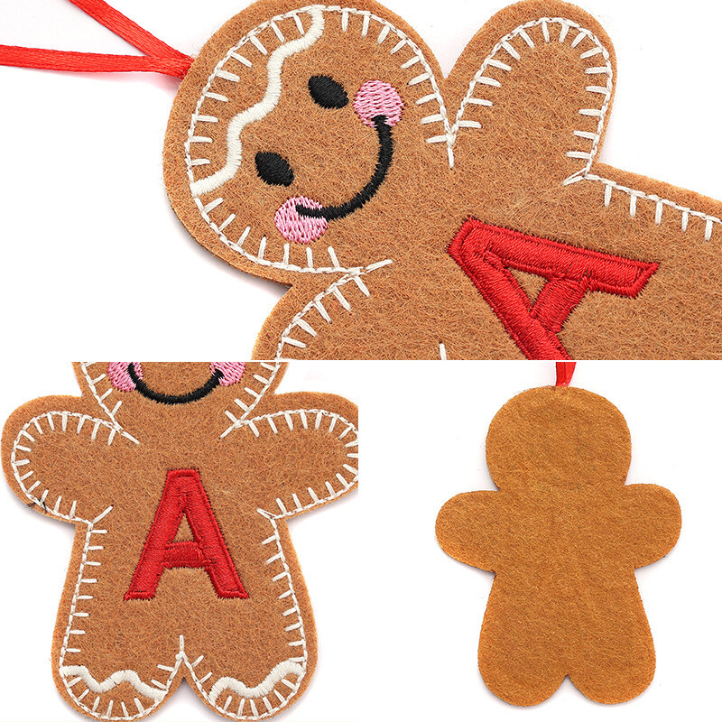 AZ Gingerbread Man Doll Χριστουγεννιάτικο μενταγιόν Χριστουγεννιάτικο Δέντρο Κρεμαστό στολίδι Χριστουγεννιάτικο για το σπίτι Πρωτοχρονιά Παιδικό Δώρο