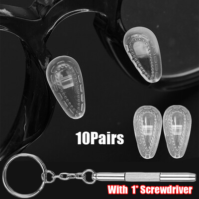 Γυαλιά γυαλιών μύτης με κατσαβίδι Μαλακά οβάλ σιλικόνης γυαλιά αέρα θαλάμου αντιολισθητικών βιδών αντιολισθητικών εργαλείων επισκευής