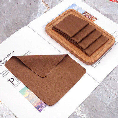 Alb/negru/gri/bej/cafea 5 buc/lot ochelari din microfibră lentile haine bijuterii pian computer telefon ecran șterge cârpă