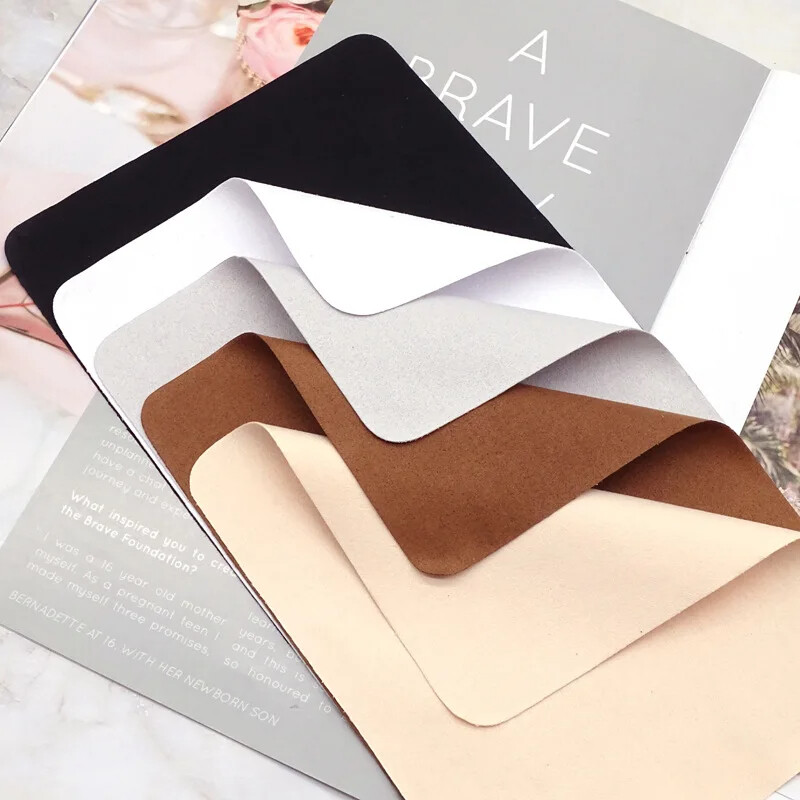 Alb/negru/gri/bej/cafea 5 buc/lot ochelari din microfibră lentile haine bijuterii pian computer telefon ecran șterge cârpă