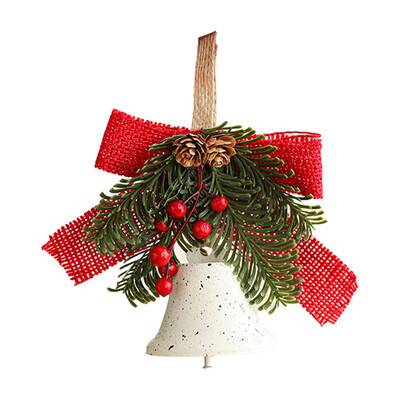 Lankas su varpeliais, papuošalai Laimingi rankų darbo pakabinami virviniai varpeliai ant sienų dekoro durų girlianda Kalėdų eglutės pakabinami papuošimai