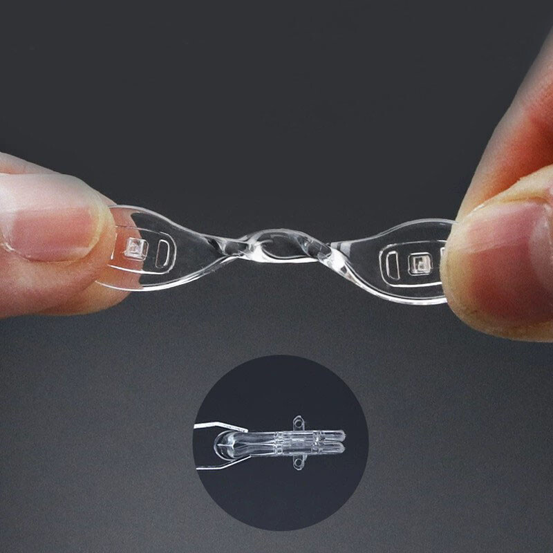 10 buc. Tampoane de nas moale din silicon în formă de U pentru ochelari de vedere pentru ochelari Inserție anti-alunecare.