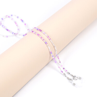 Αξεσουάρ γυαλιών ηλίου με αλυσίδα γυαλιών μόδας Πολυλειτουργικό κορδόνι Bohemian Colorful Bead Chain Anti-lost Neck Chain Chain γυαλιά ηλίου Αξεσουάρ